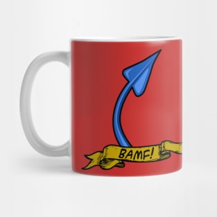 Nightcrawler Tail BAMF Tattoo Style Mug